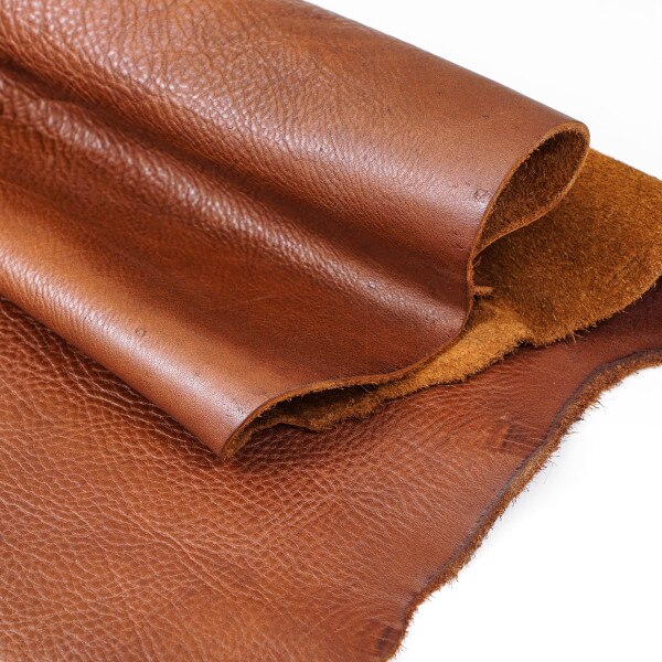 PHC.British Tan.Glazed.1.jpg Premium Heavy Chap Sides Image